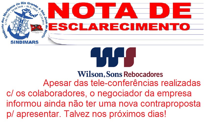 Wilson Sons nota de esclarecimento