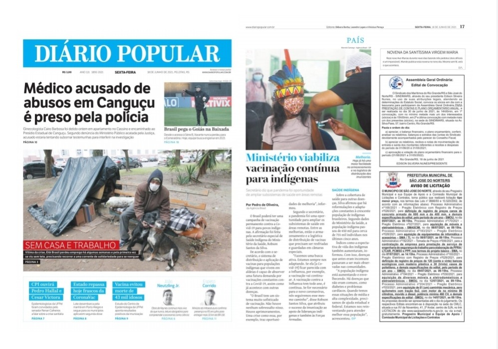 Assembléia Geral Ordinária: Edital de Convocação / Prestação de Contas e Plano Orçamentário Anual