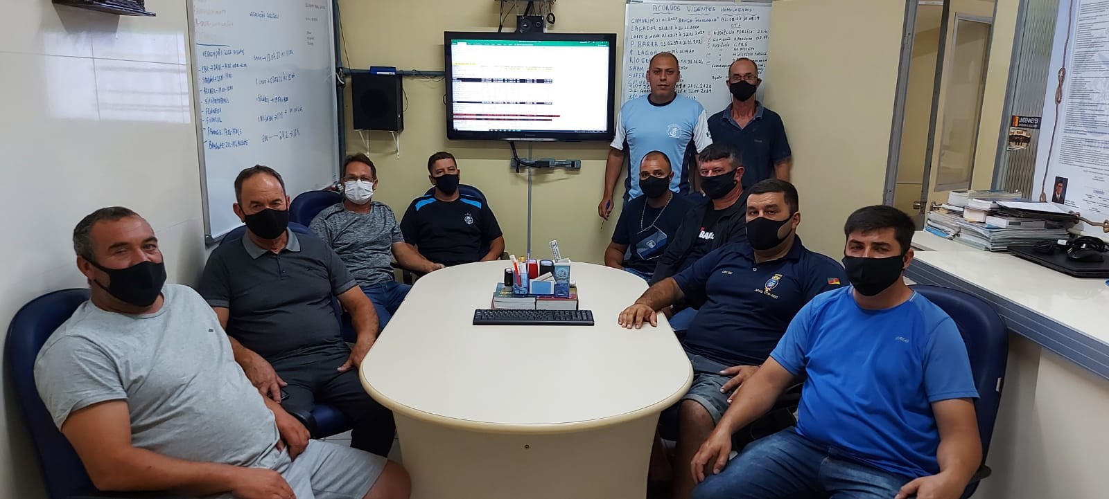 Assembleia com os trabalhadores da Rio Grande Marítima e Super Porto