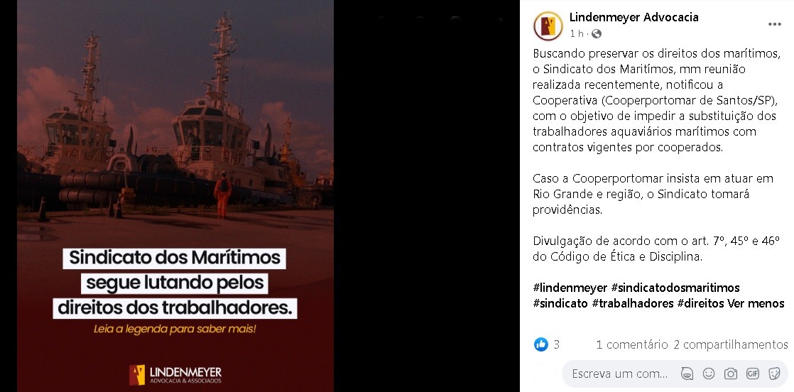 Na luta pelos direitos dos trabalhadores