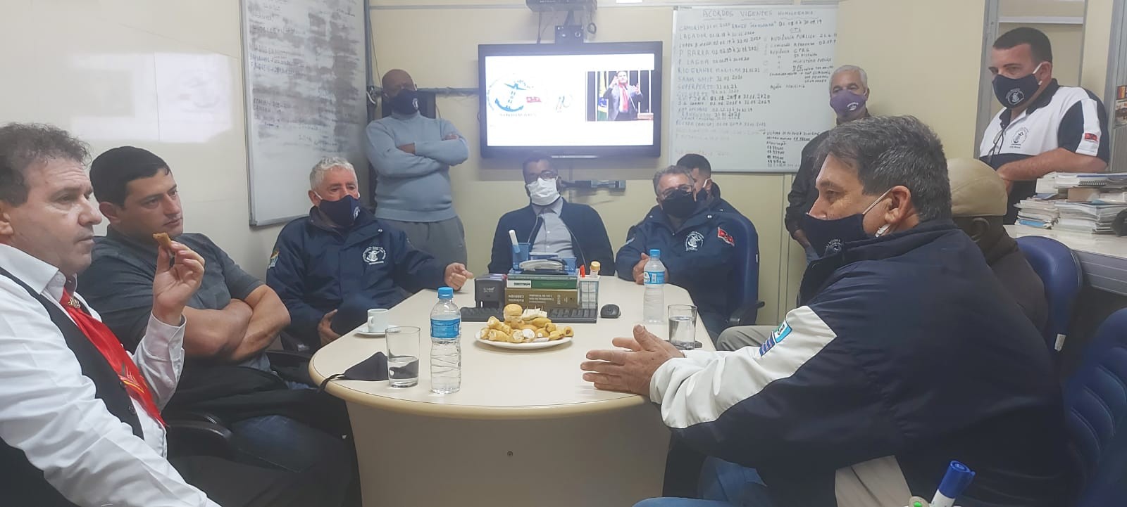 Entrega de Pautas dos Marítimos para o Deputado Federal Pompeo de Mattos