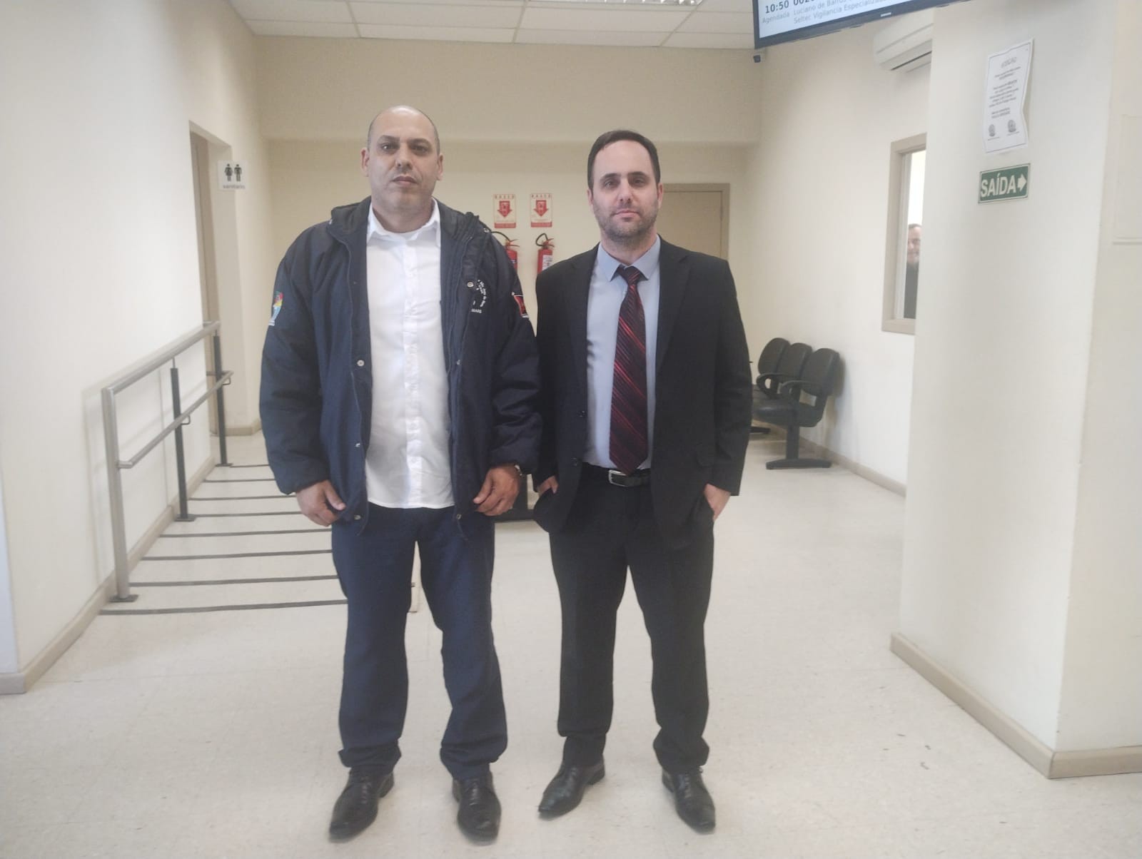 Audiência de conciliação com a empresa Wilson Sons (retiradas de processos em curso, em virtude do fechamento do acordo coletivo 2022/2024), na 3ª Vara da Justiça do Trabalho de Rio Grande/RS. O assessor Jurídico de hoje, foi Doutor João.