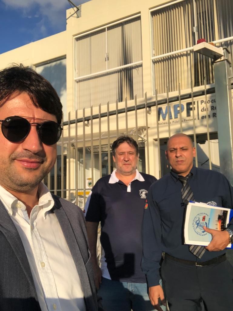 Audiência no MPF com a Dra. Anelise Becker para debater sobre o risco de acidentes ambientais eminentes no âmbito do Porto Organizado de Rio Grande/RS