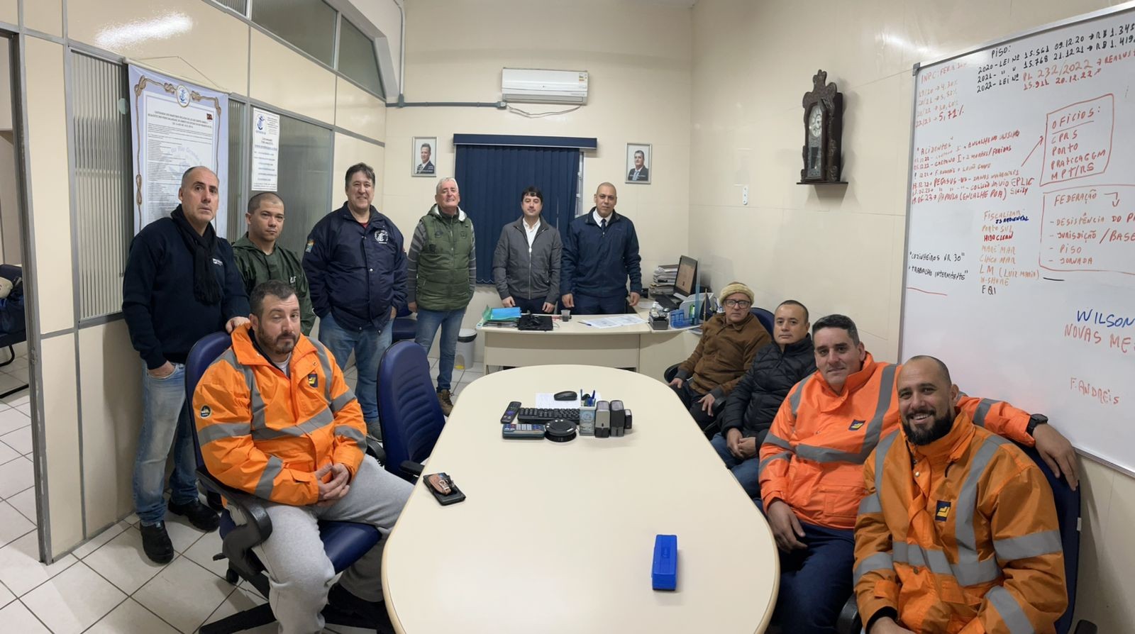 Realizada hoje a segunda assembleia com os colaboradores da SAAM, restando aprovada a proposta da empresa para o período de 01/02/2023 à 31/01/2024.