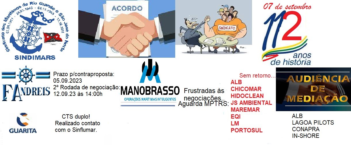 Calendário de Reuniões das Negociações Coletivas 2023/2024