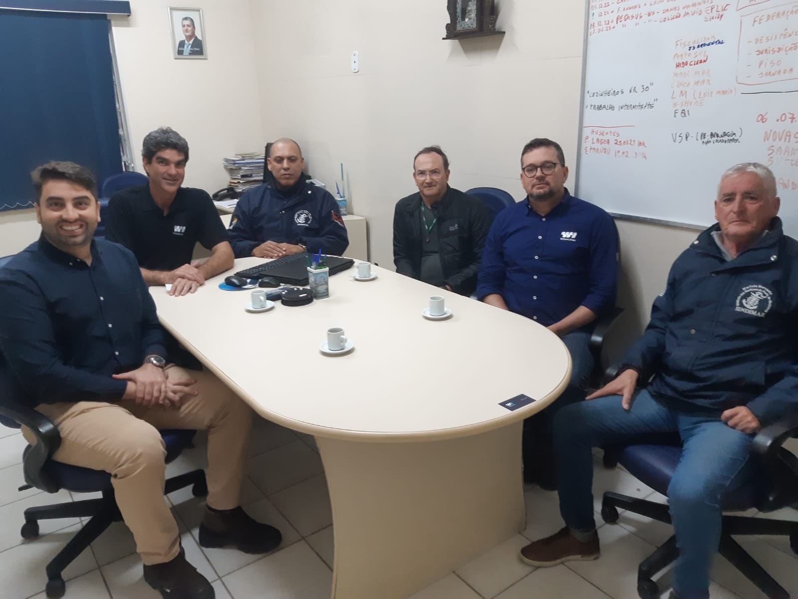 No dia de hoje recebemos a diretoria da Wilson Sons, para apresentar o novo gestor da filial Rio Grande/RS o senhor Eduardo Costa.