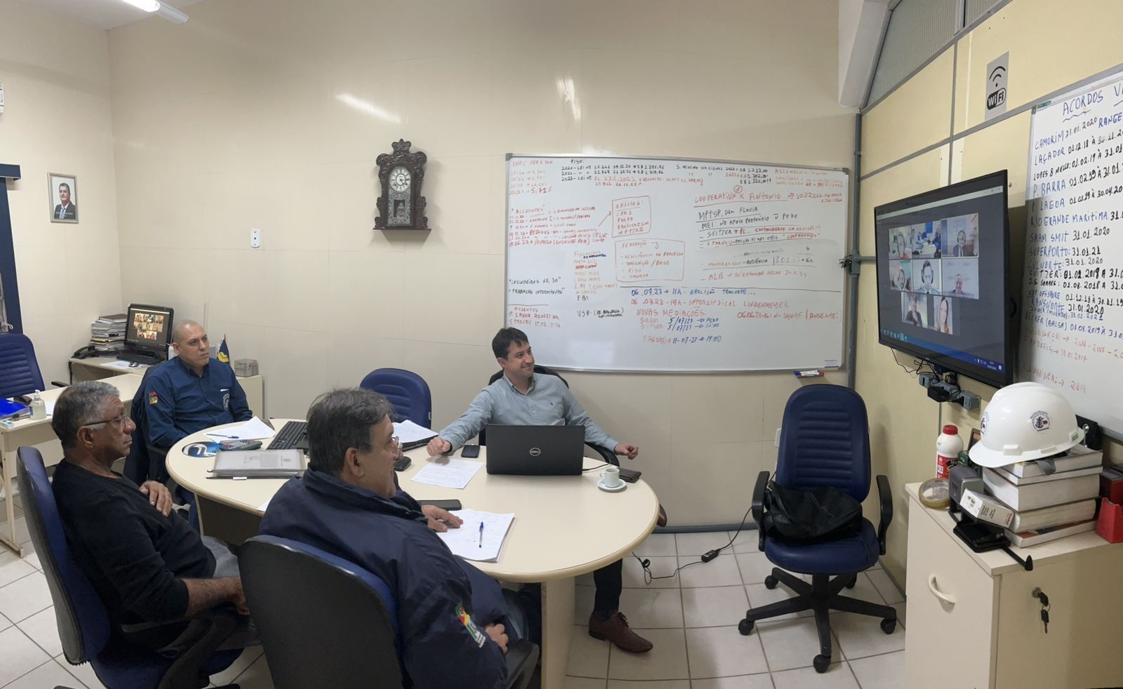 Mediação realizada com a empresa Svitzer, restando agendada nova Mediação para o próximo dia 11/07/2023, às 16:00h, em virtude de divergências na aplicação do reajuste salarial e do vale alimentação.