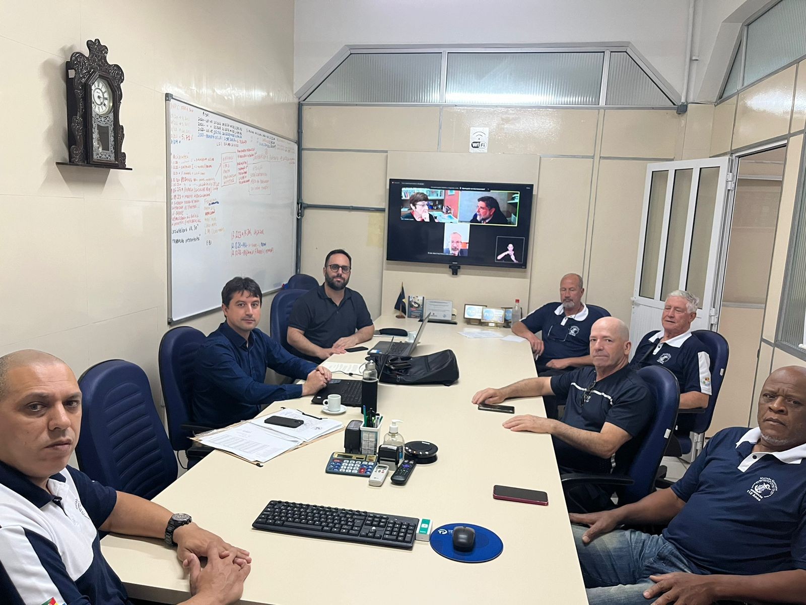 Reunião ordinária de diretoria e assessoria jurídica. Pauta: Processos em curso (Tugbrasil, F Andreis e Brasbunker), denuncias no MPT e outros...