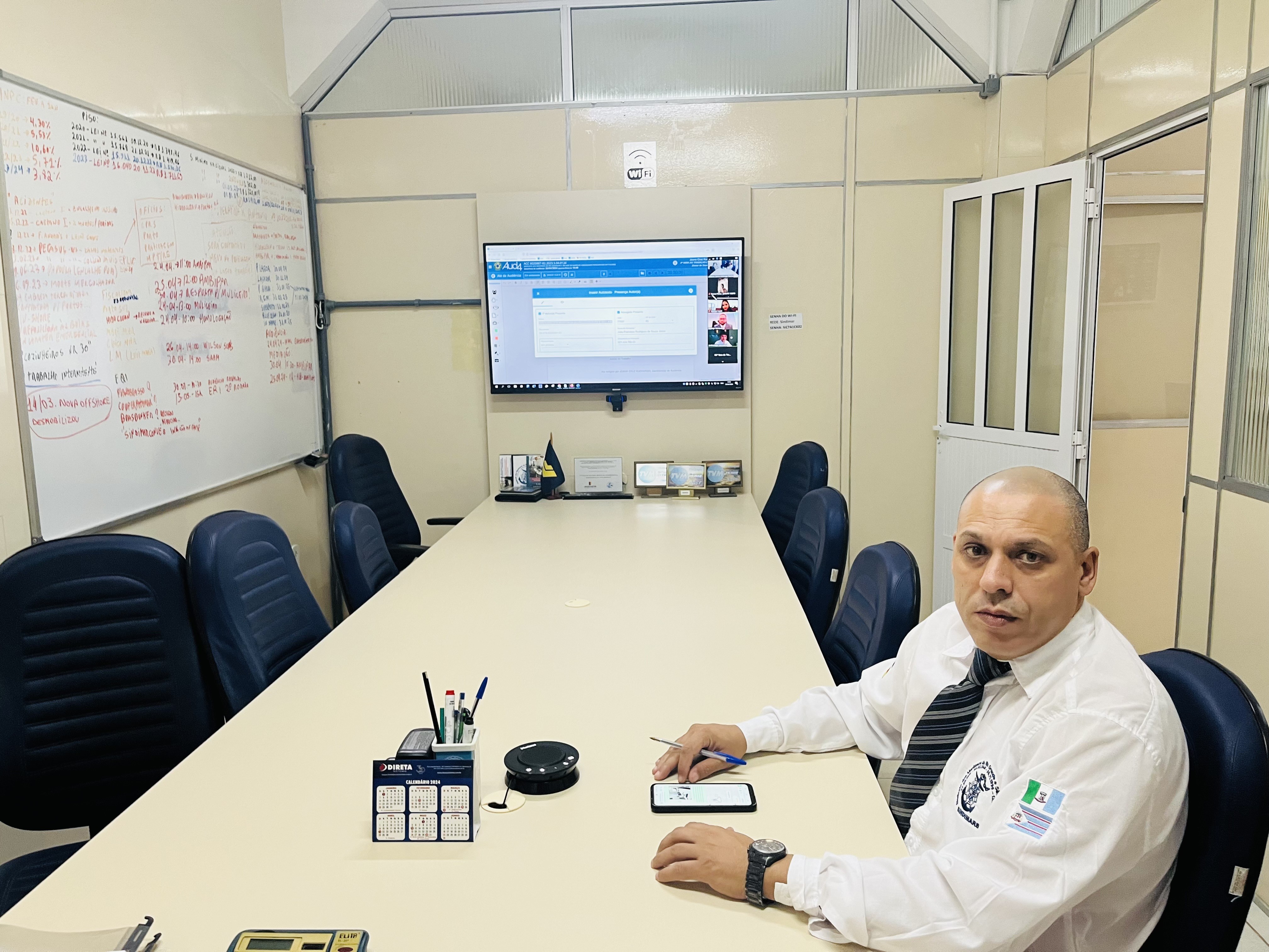 Audiência inicial com a Navemestra,Brasbunker, Transpetro e Petrobras sobre o piso da categoria.