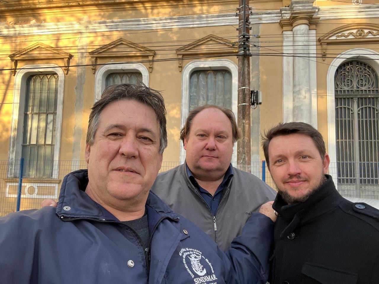 Local provisório de atracação das lanchas de travessia de Rio Grande e São José do Norte.