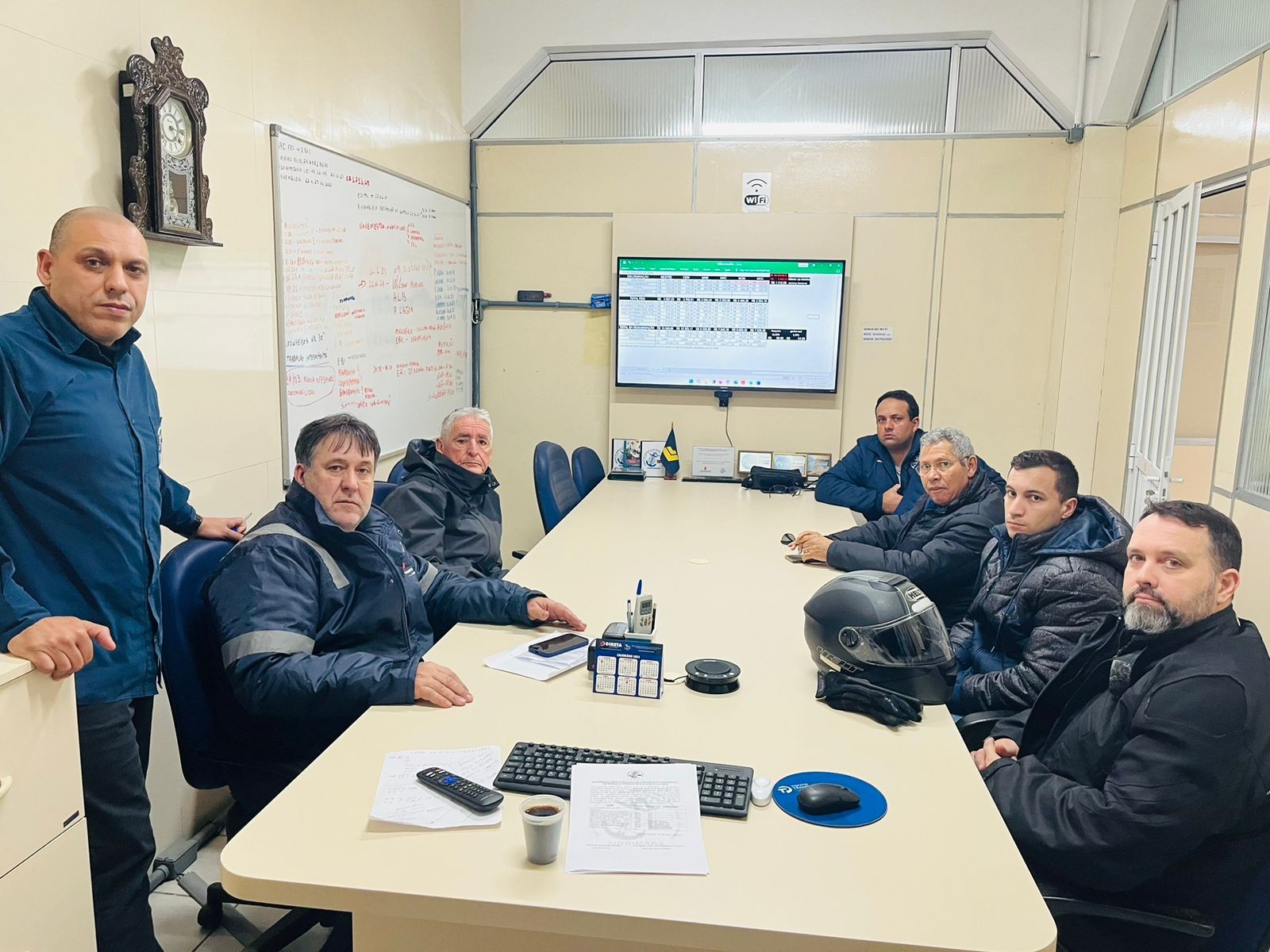 Assembleia com a primeira turma de colaboradores da empresa Camorim, para apreciarem e decidirem sobre a contraproposta da empresa para renovação do ACT 2024/2025.