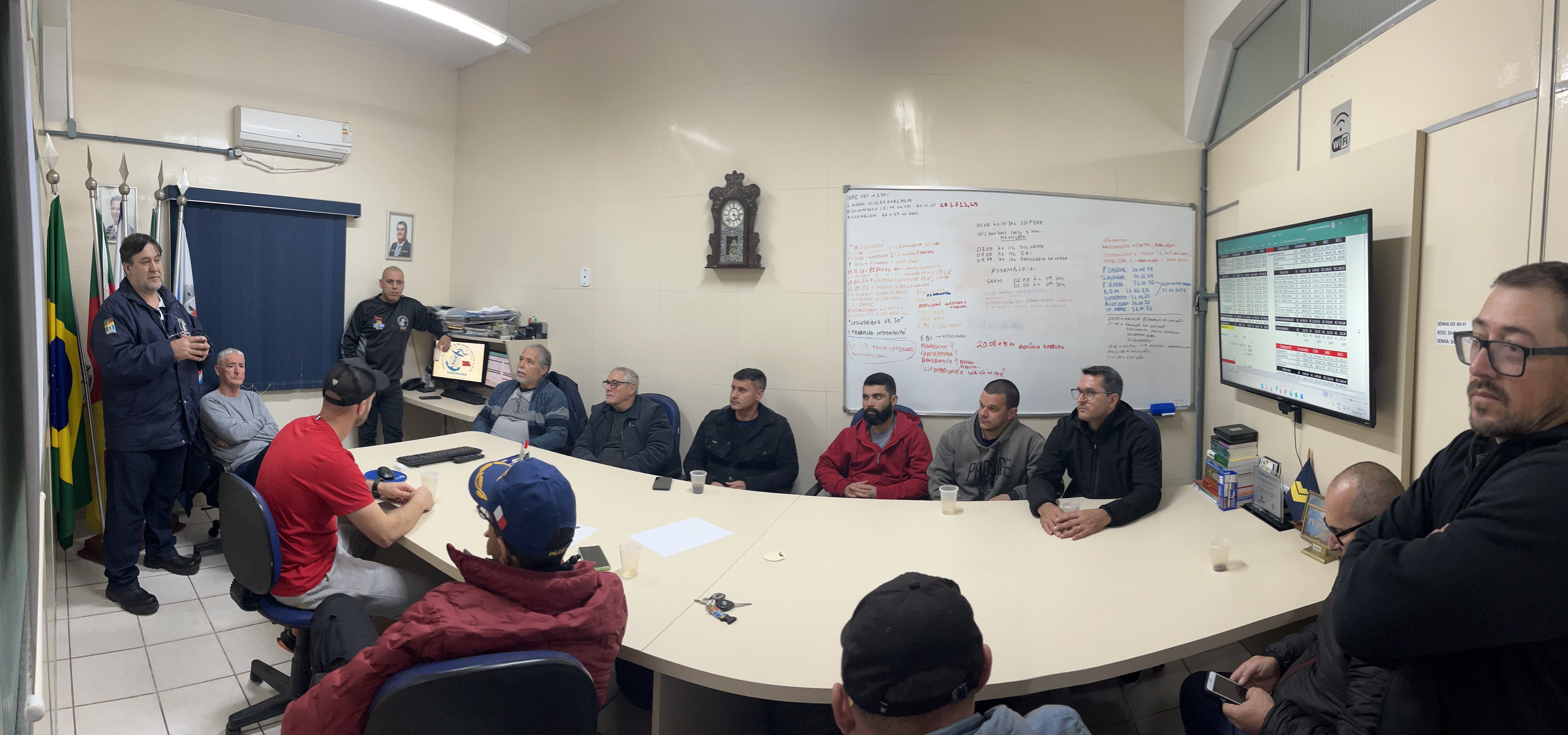 Segundo dia de assembleia com os colaboradores Aquaviários Marítimos da empresa Saam Towage Brasil S/A, filial Rio Grande/RS para apreciação e aprovação ou não da contraproposta da empresa para renovação do ACT (2023/2024) "2024" para o período de 01/02/2