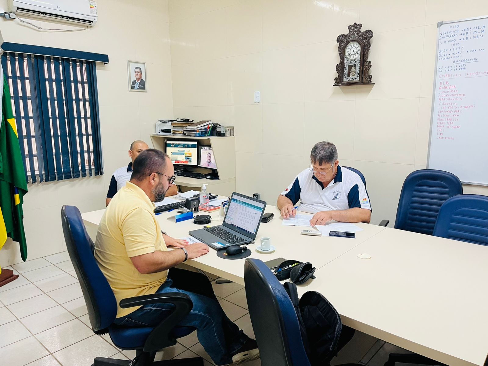 3ª Audiência de Mediação, junto ao TRT4 com a empresa Sulnorte; Restando frustrada a tentativa de composição.