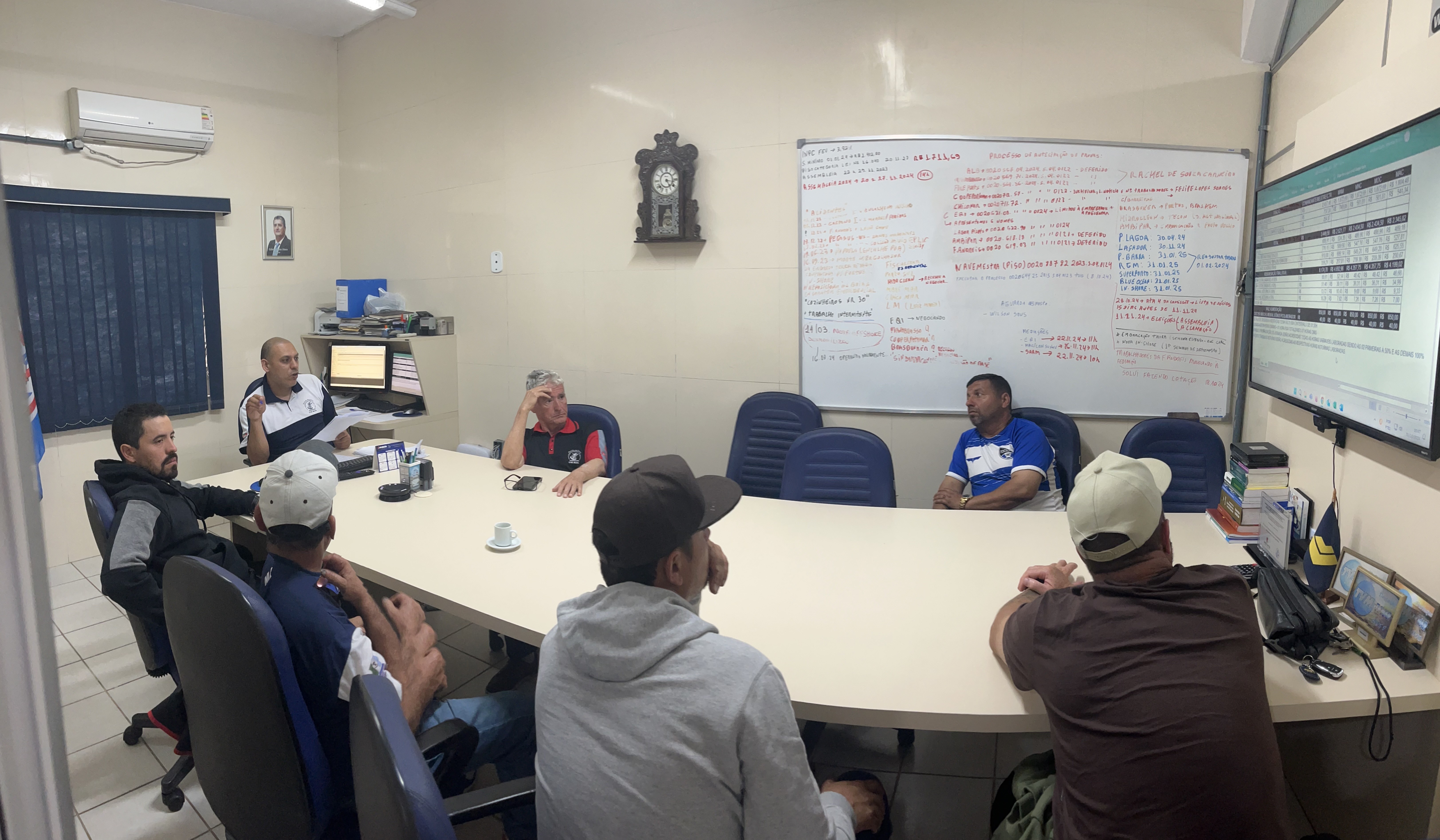 Assembleia de encerramento do instrumento coletivo para o período de 01.11.2024 à 31/10/2025 (2024/2025) da empresa Progresso Transporte Ltda, responsável pela embarcação Oscar Becker (nova balsa de travessia de veículos entre às cidades de Rio Grande/RS 