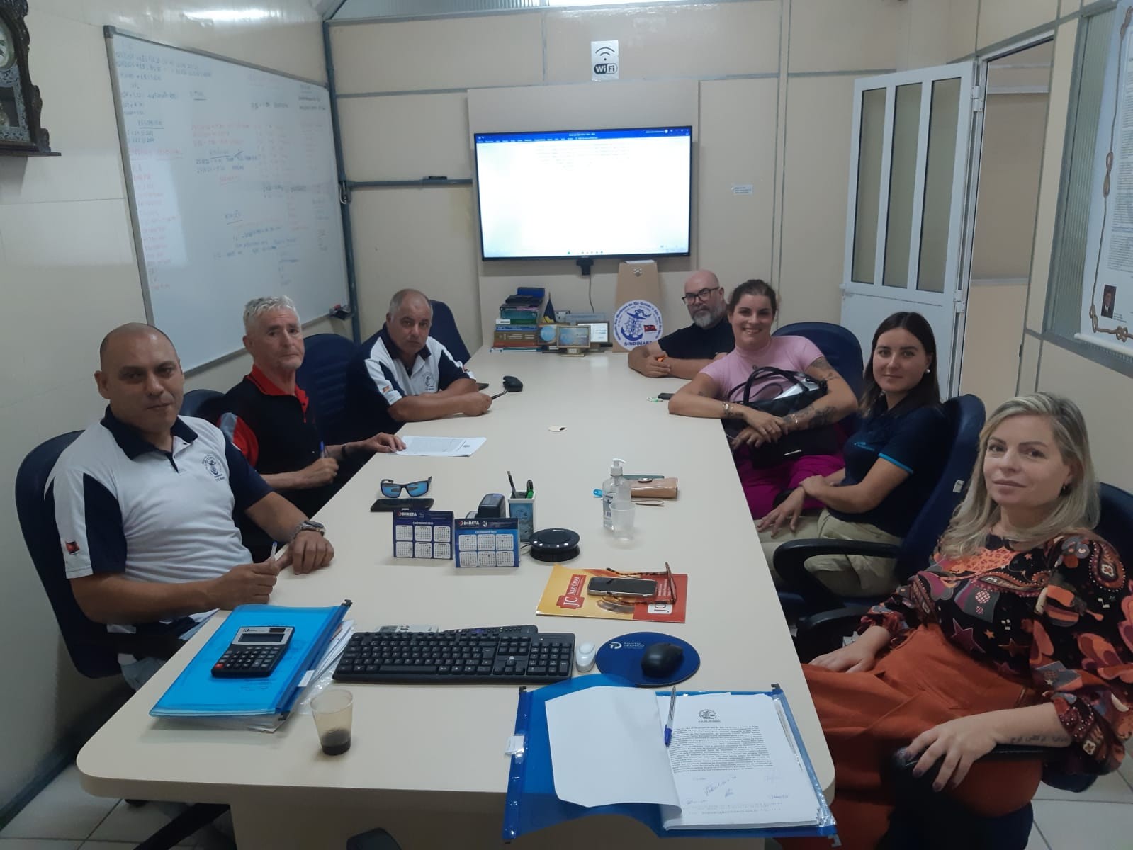 Primeira rodada de negociação coletiva 2025/2026 com a empresa Sharon Dahiana Almeida (Becker), que atua no ramo de travessia de veículos, entre às cidades de Rio Grande/RS e São José do Norte/RS