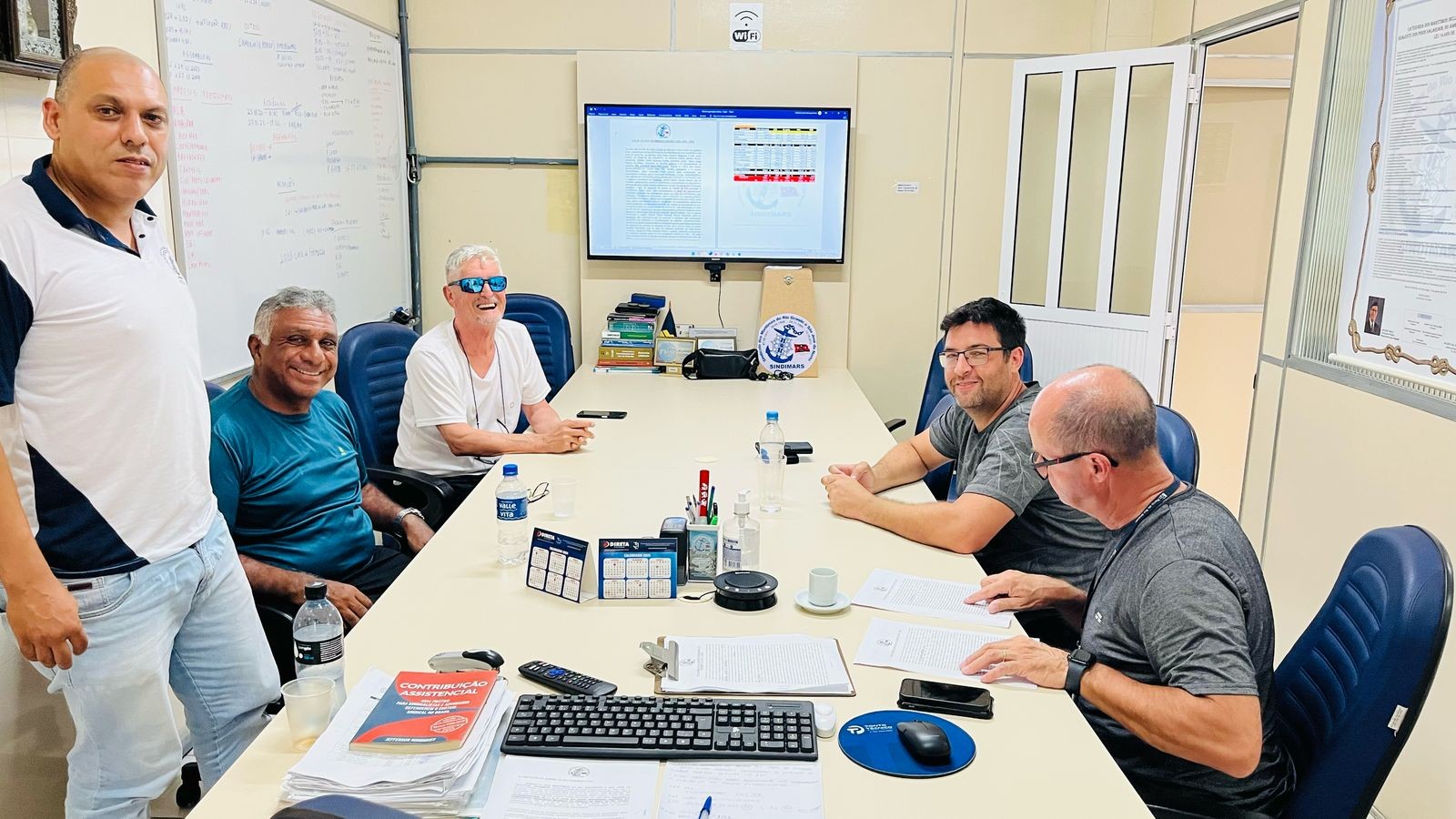 Mais uma rodada de negociação coletiva 2025/2026 com a Rio Grande Marítima, restando a convocação da categoria (assembleias) para apreciação, aprovação ou não da contraproposta da empresa, nos dia 10 e 12 de março de 2025, às 09:00 horas na sede do Sindim