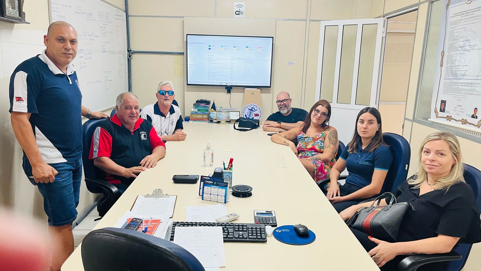 3ª Rodada de negociação coletiva com a empresa Sharon Dahiana (Becker), defendendo os interesses da categoria que reprovaram a contraproposta da empresa. Restando uma nova proposta para apresentar aos Marítimos que laboram na Balsa Yara.