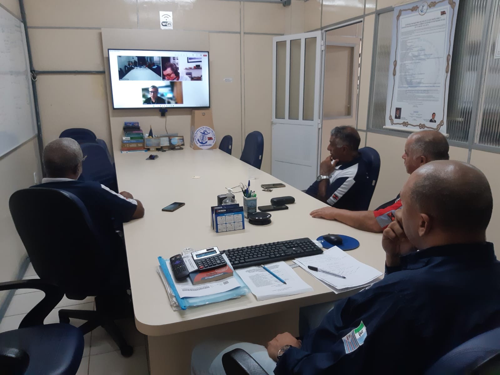 2ª Reunião de negociação coletiva 2025/2026 com a Saam. A empresa reiterou apenas aplicação do INPC, não avançando nas questões do cumprimento do piso da categoria (ou soldada base não inferior ao salário mínimo), quinquênio, dobras, gratificação de viage