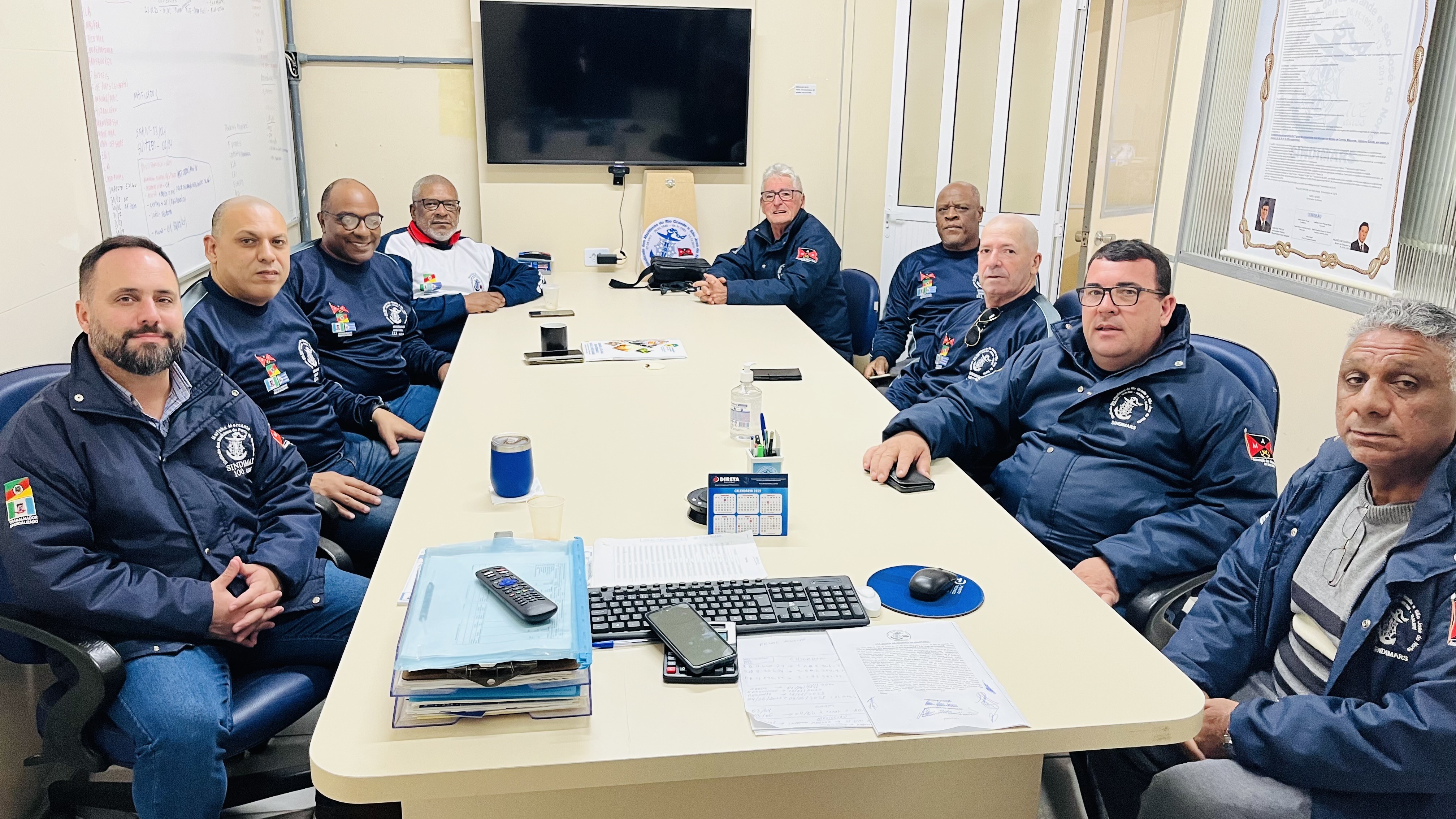 22ª Reunião ordinária de diretoria e assessoria jurídica de 2025, realizada excepcionalmente no dia de hoje (05/06/2025). Pauta: Evolução das negociações coletivas com a empresa Chicomar, participação na audiência publica que será realizada na tarde de ho