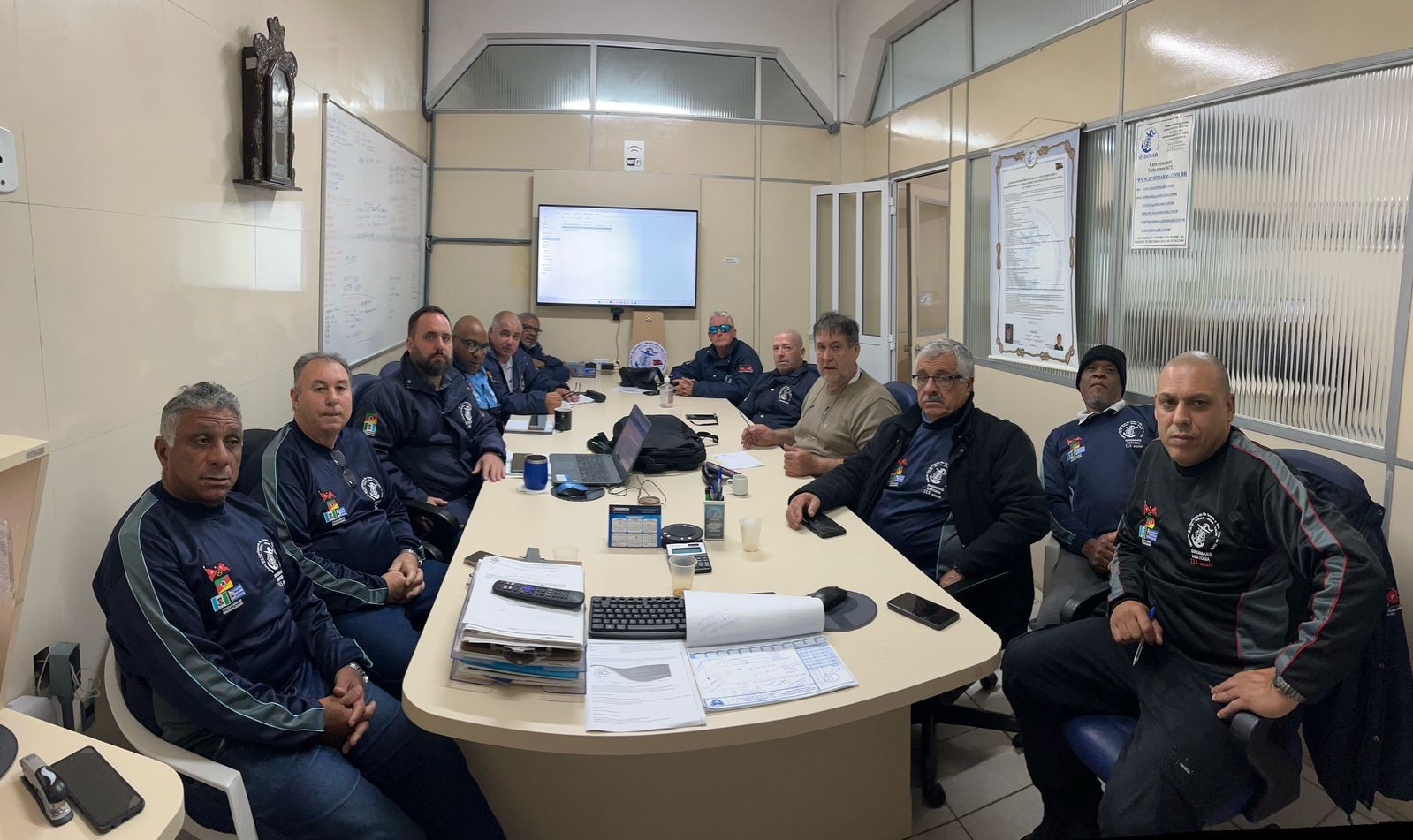 24ª Reunião ordinária de diretoria e assessoria jurídica de 2025. Pauta: Assembleia ordinária de prestação de contas do dia 30/06/2025, jornada de trabalho da Navemestra, audiência da PRL da Svitzer, negociações coletivas das empresas Chicomar, Mac, Ambip