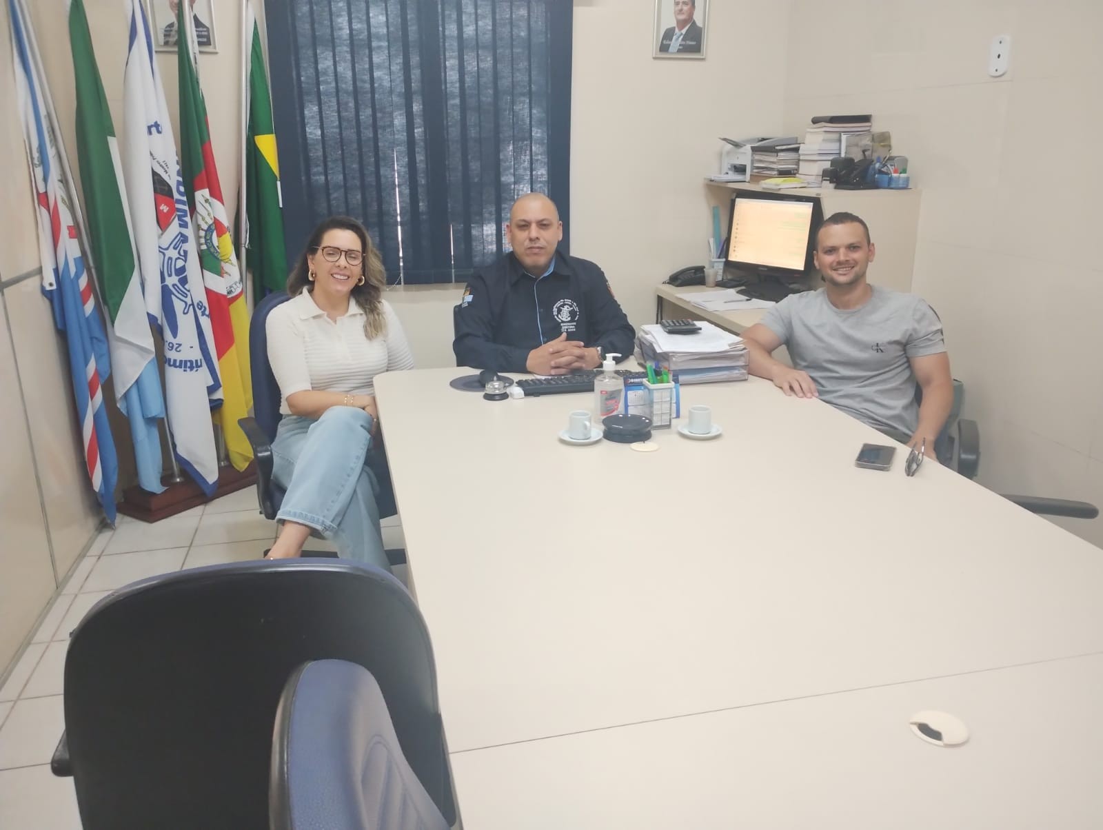 Alinhamento com a direção da empresa Transportes Aquaviários Navegantes, após o protocolo formal da solicitação  do curso de MOC/EXTRAPREPOM/EXTRAFPDM, na CPRS )13/11/2025).