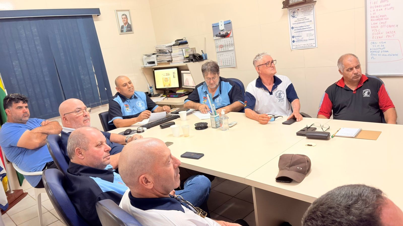 Deliberação sobre tema sindical com a Wilson Sons