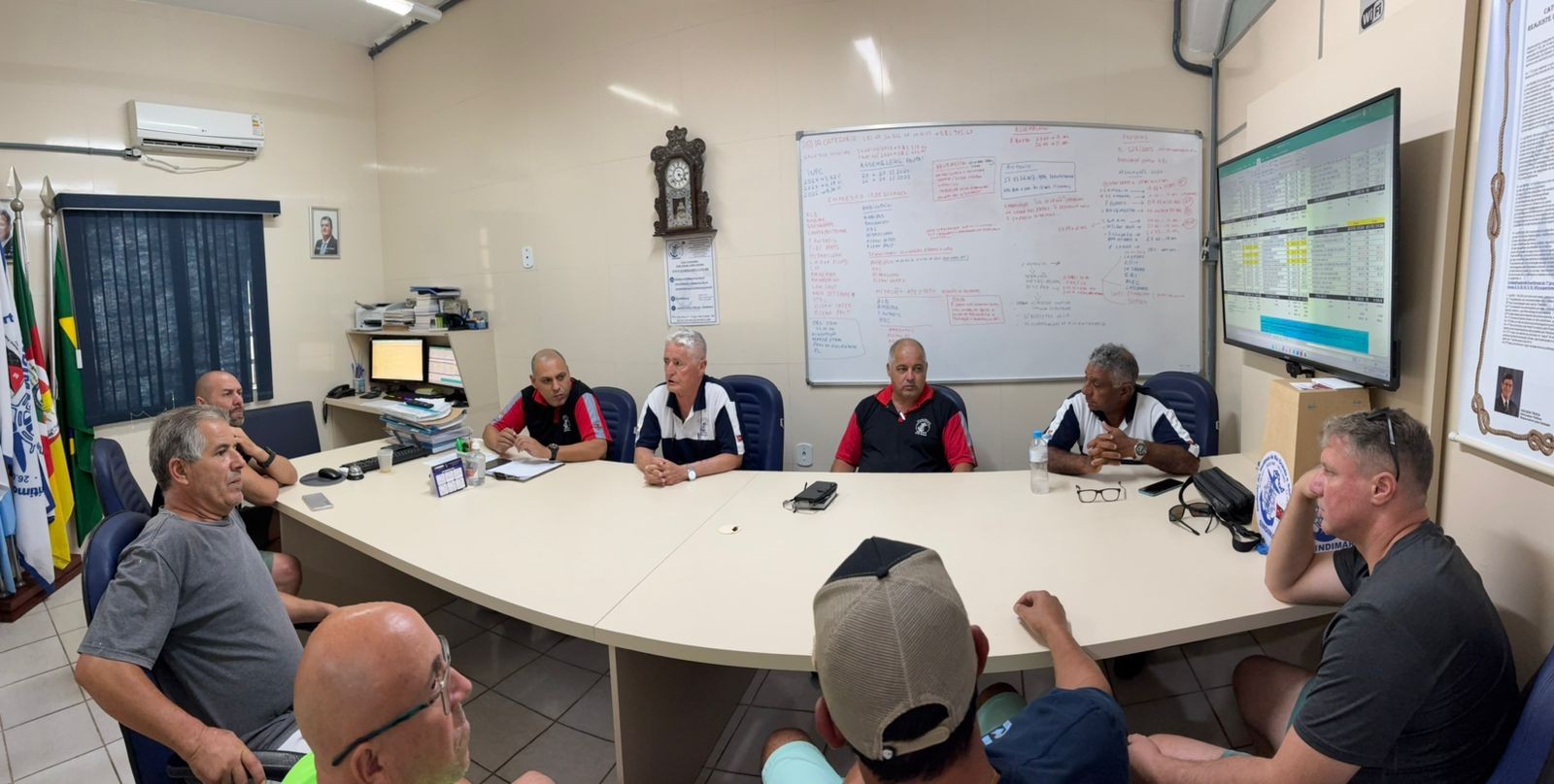 Assembleia com a 1º turma de trabalhadores da Práticos da barra