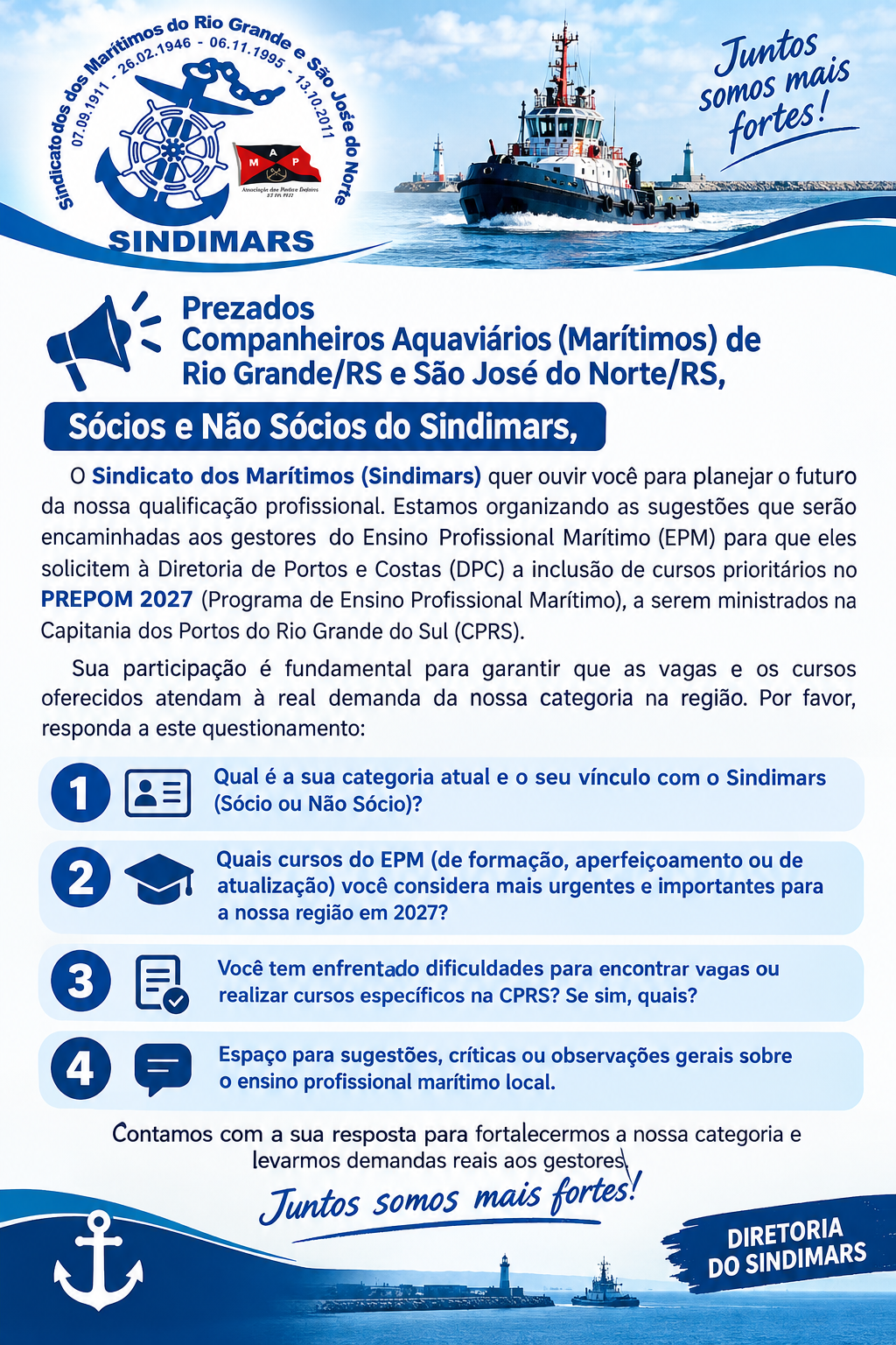 Pesquisa sobre a demanda de cursos
