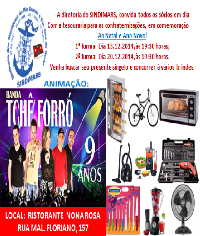 Confraternização de final de Ano 2014: