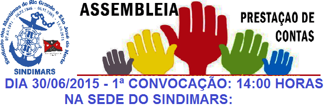 Assembléia ordinária de prestação de contas.