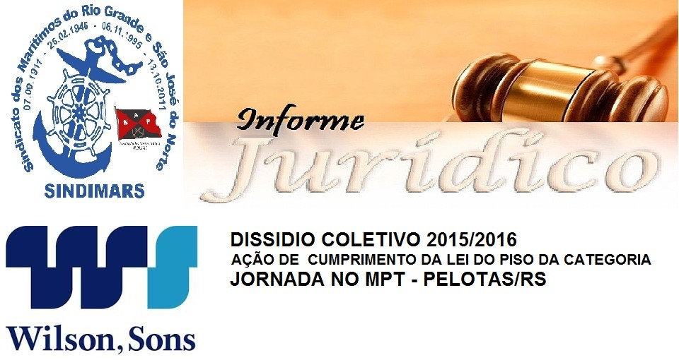 AÇÕES JUDICIAIS EM CURSO: SAVEIROS FILIAL RIO GRANDE/RS