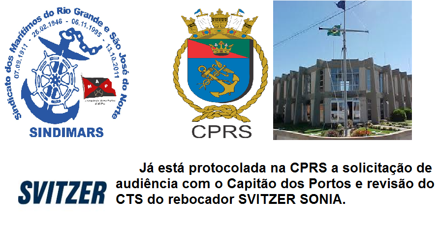 Solicitação de revisão do CTS do Rebocador Svitzer Sonia