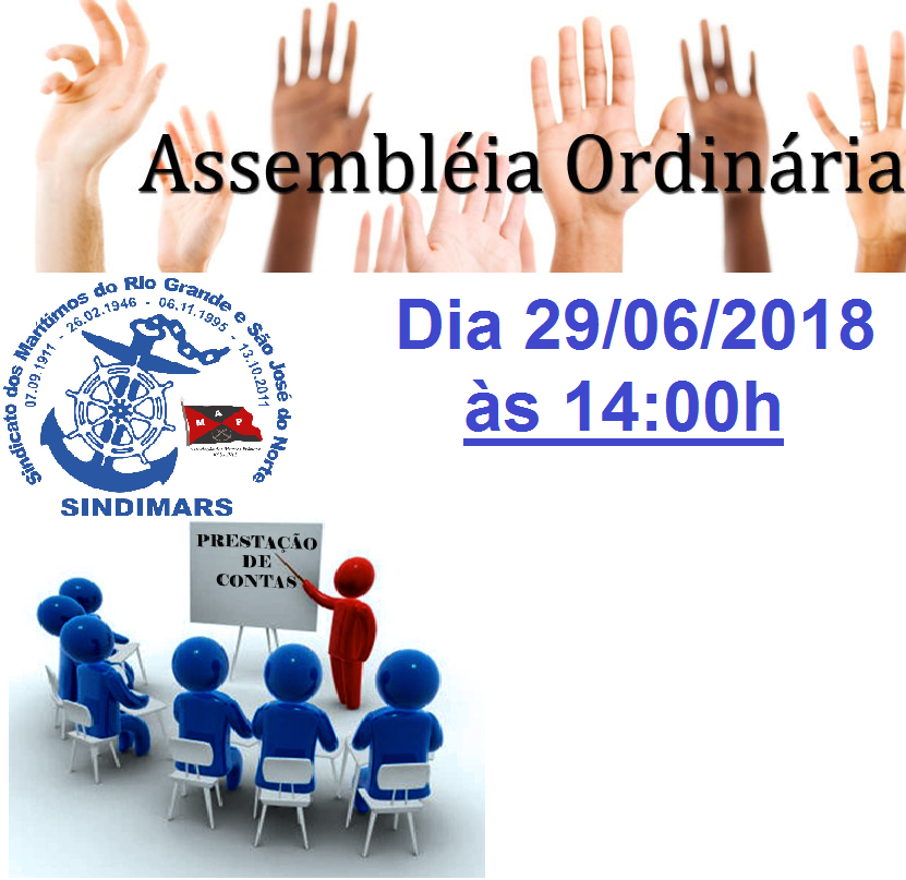Assembléia ordinária de prestação de contas.