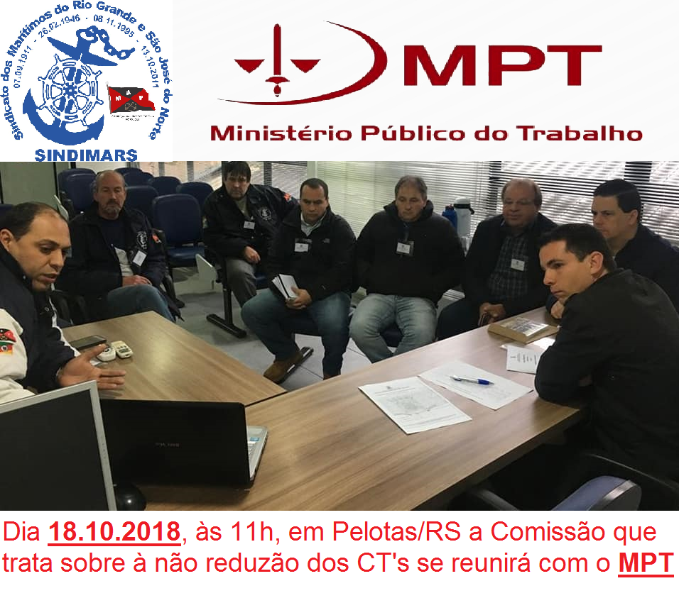Reunião com o MPT de Pelotas/RS