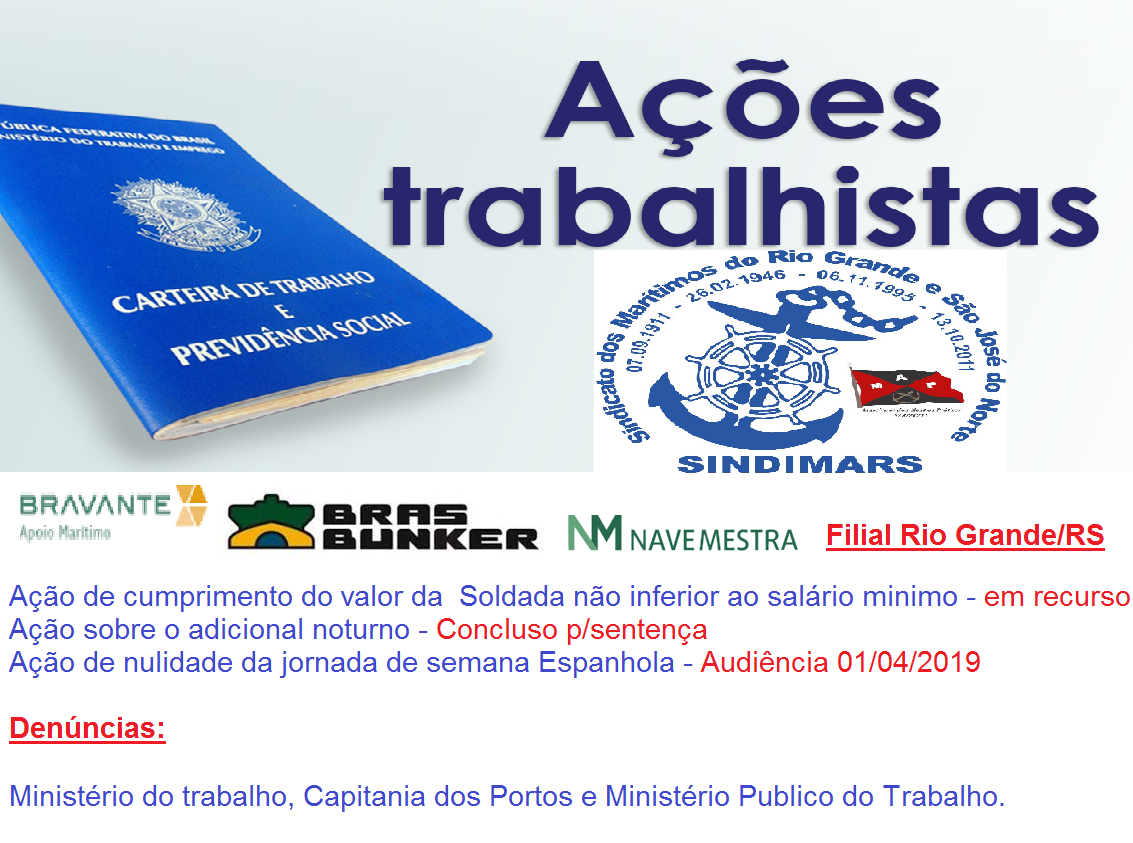 BRASBUNKER filial Rio Grande/RS, permanece irregular.