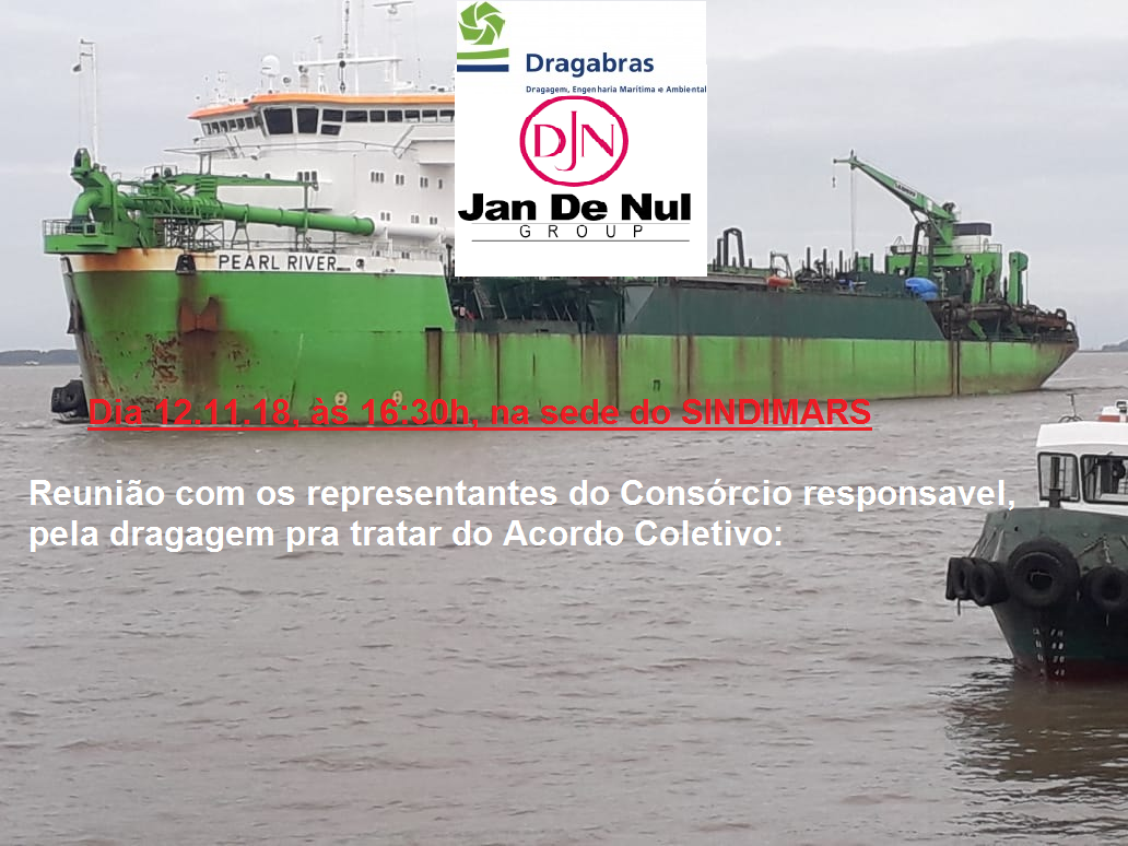 Reunião com o Consórcio responsavél, pela dragagem no Porto de Rio Grande/RS
