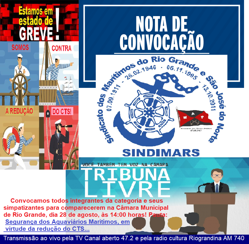 Nota de Convocação: Você também tem voz na Câmara, Tribuna Livre.