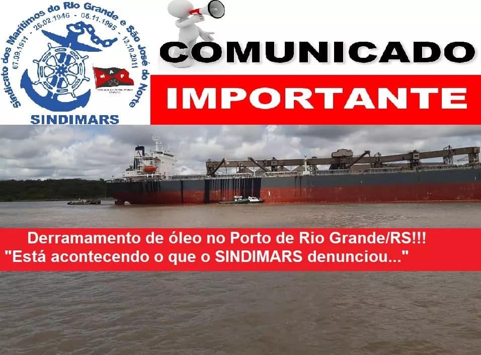 Derramamento de Óleo no Porto de Rio Grande/RS